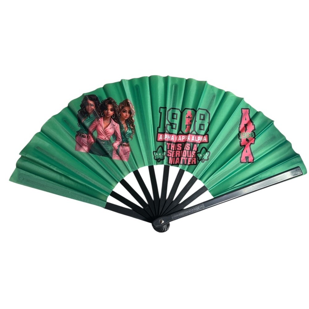 AKA  Sorority Clap Fan with Beautiful Graphics’s